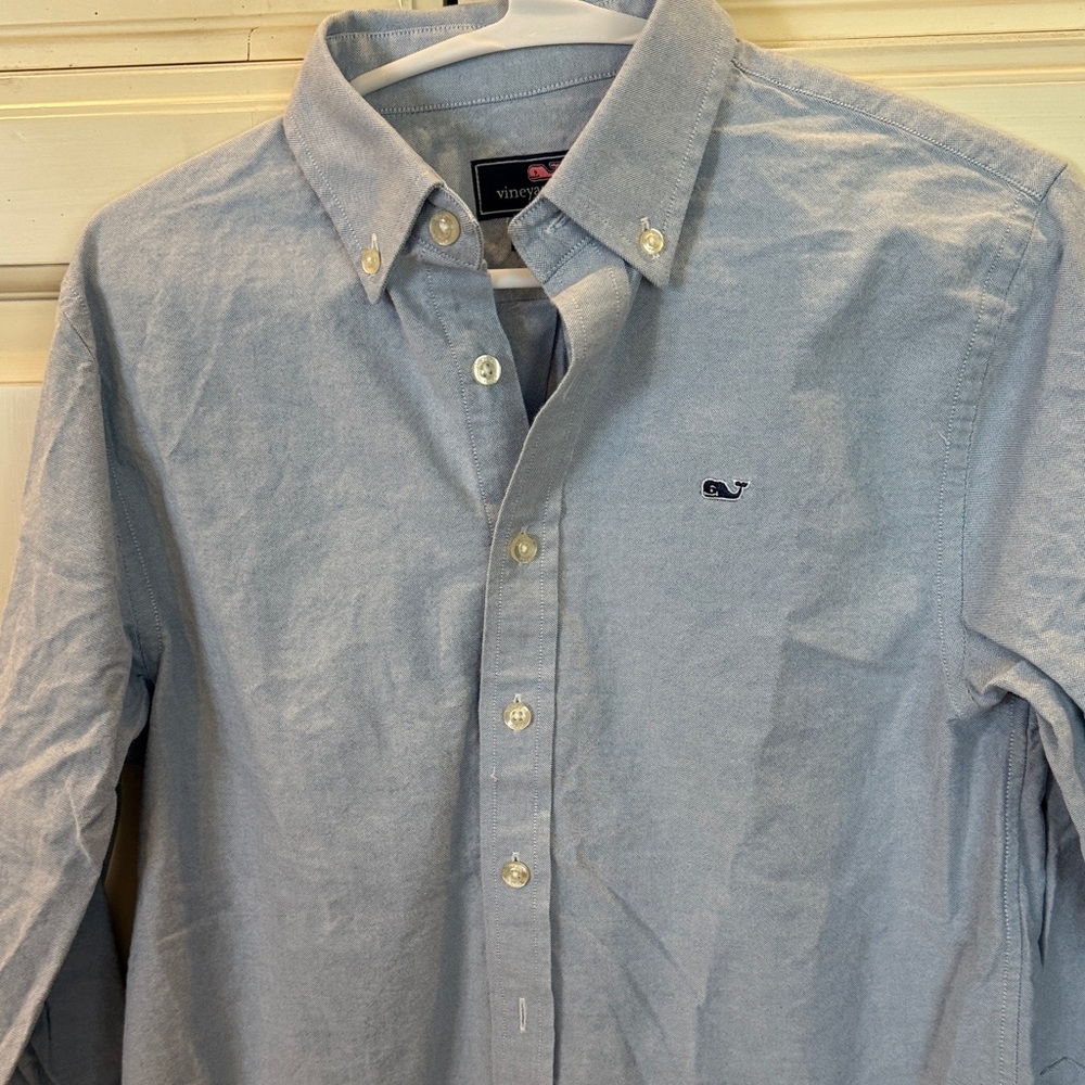 Vineyard Vines Light Blue Kids Button-Down Shirt